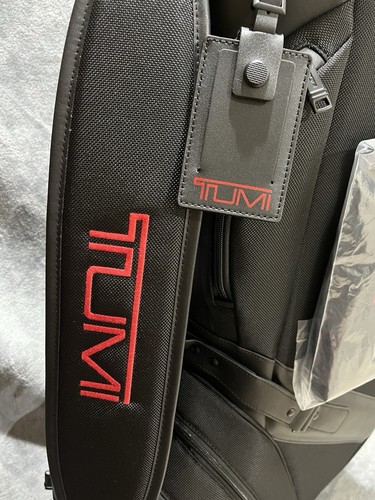 TUMI ALPHA 3 GOLF BAG BALLISTIC NYLON BLACK 5-SLOT BRAND NEW W/TAGS - Picture 5 of 19
