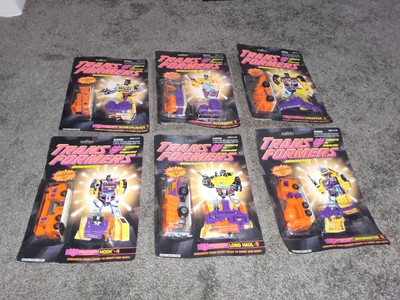 Transformers g2 kb toys exclusive orange devastator set MOSC moc sealed new