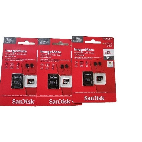 SanDisk ImageMate 512GB Class 10 microSDXC UHS-I Memory Card NEW
