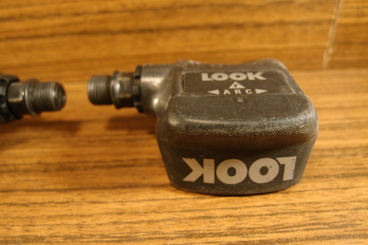 Pédales Vélo Route LOOK ARC - Années 1990, Made In France, 9/16 Pouces