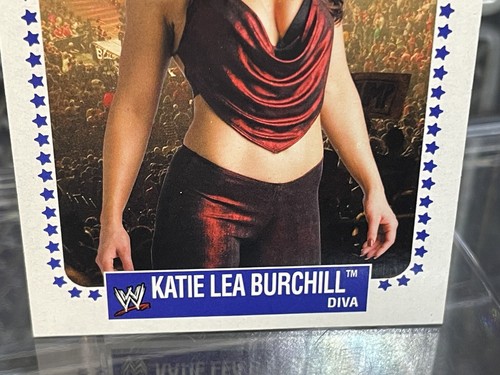 2008 Topps Heritage WWE Katie Lea Burchill Wrestling Card #61 NXT TNA Katarina - Picture 5 of 6