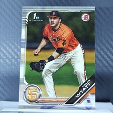 Logan Wyatt 2019 1st Bowman Draft #BD-29 - Giants RC