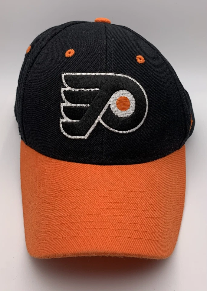 Philadelphia Flyers NHL Naranja/Negro Snapback Zephyr Cosido Gorra de Béisbol Sombrero Usado en Excelente Condición Foto 3 de 4
