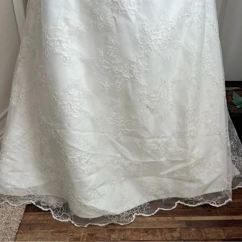 Casablanca Bridal Whimsical Wonder C1772 Wedding Dress Cream Sz 14 - Picture 6 of 16