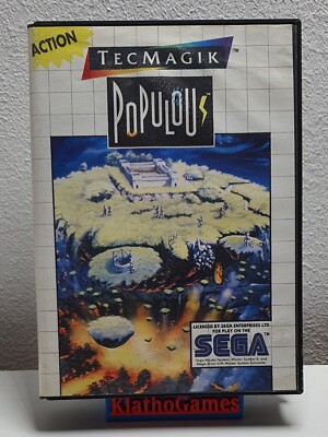 POPULOUS Spiel für Sega Master System in OVP mit Anleitung - B3736