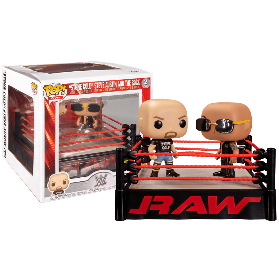 Wwe Wrestling – The Rock Vs Stone Cold Steve Austin – Funko Pop!