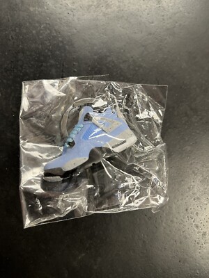 Nike Jordan 4 Blau Grau Sneaker 3D Schlüsselanhänger Key Chain Geschenk