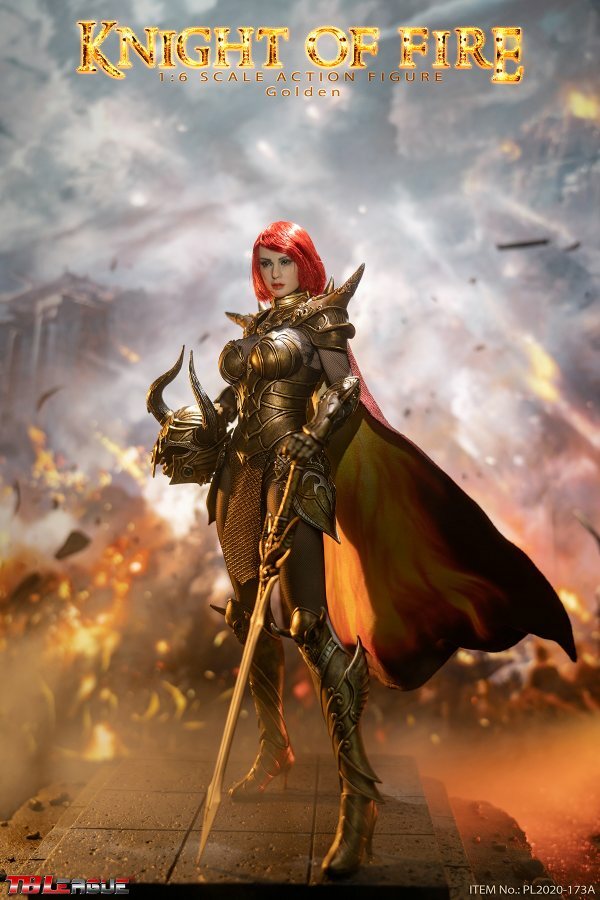 その他 TBLeague 1/6 Knight of Fire PL2020-173B TBLeague Phicen 1/6 Knight of Fire Golden Sixth Scale Action