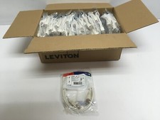 50 NEW Leviton 5G460-3W Gigamax 5E Ethernet P...