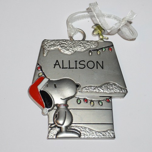 Snoopy Hallmark Charmers Metal Ornament Woodstock Peanuts Doghouse Pick Name JB - Picture 9 of 69