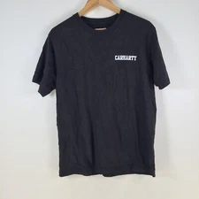 Carhartt WIP mens t shirt size M black short sleeve crew neck cotton 108359