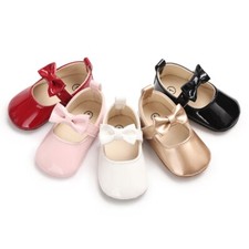 Soft Sole Baby Girl Shoes Mary Jane Flats Toddler Walking Shoes Princess Shoes