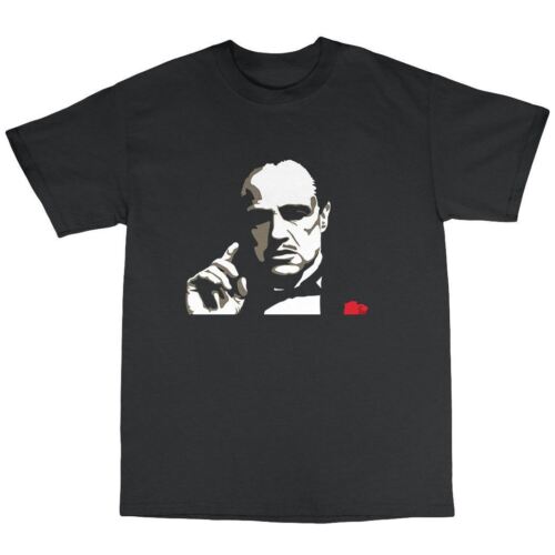 T-shirt Don Corleone 100% cotone Marlon Brando Il Padrino Vito Mafia - Foto 1 di 39