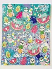 Innovative Designs SUMMER VIBES Sloth Portfolio Folders - NEW