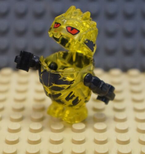 LEGO® ~ COMBUSTIX Yellow Lava Monster Minifigure ~ Power Miners set 8188 pm023 - Picture 2 of 4