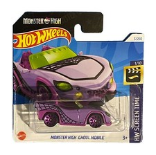 Hot Wheels Monster High Ghoul Mobile HW Screen Time 1/10 HRY45 Collector Mattel