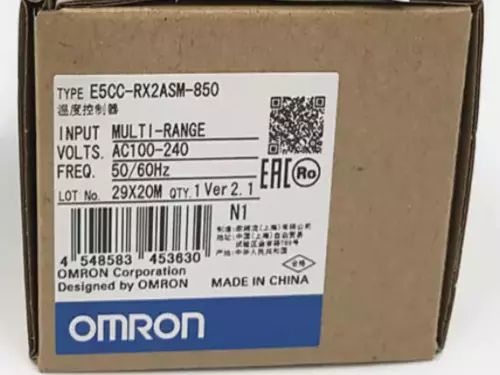 New Omron Temperature Controller E5CC-RX2ASM-850