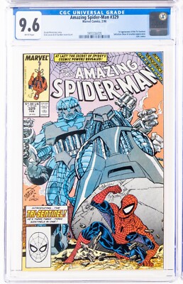   Amazing Spider-Man #329 CGC 9.6 NM+ WHITE Marvel 1990 1st App Tri-Sentinel