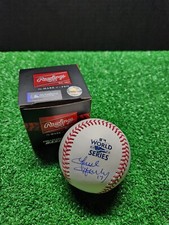 David Hensley Houston Astros Autographed 2022 World Series Baseball Beckett COA