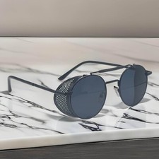 Steampunk Goggles Glasses Round Sunglasses Emo Retro Vintage