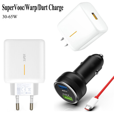 65W SuperVooc Wall Charger Warp Charge adapter for Oneplus 10 Pro Nord CE  2T