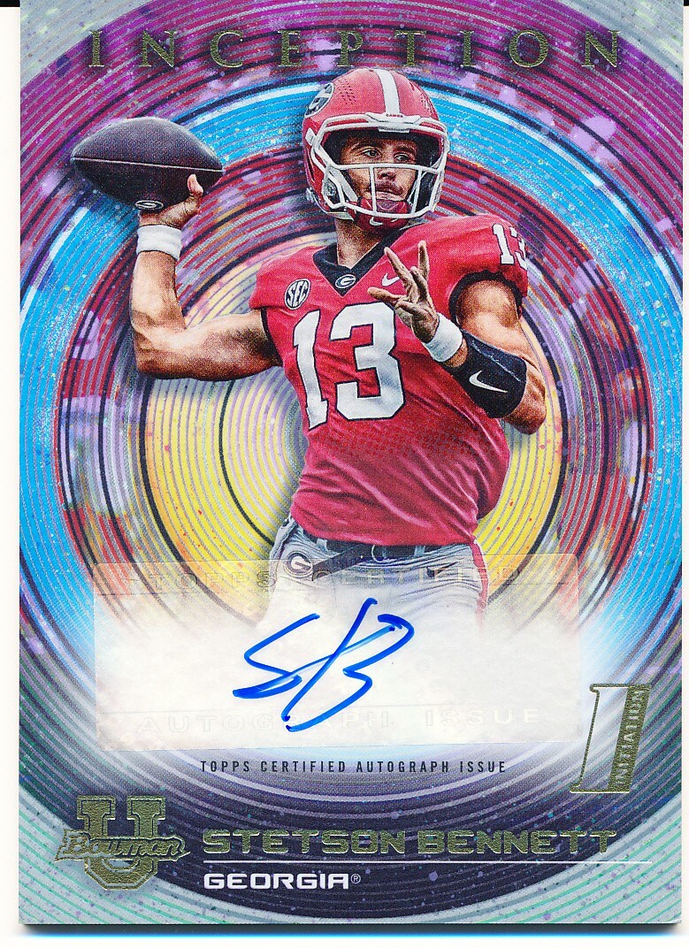 2022-23 Stetson Bennett Bowman University Inception Rookie Auto Rams