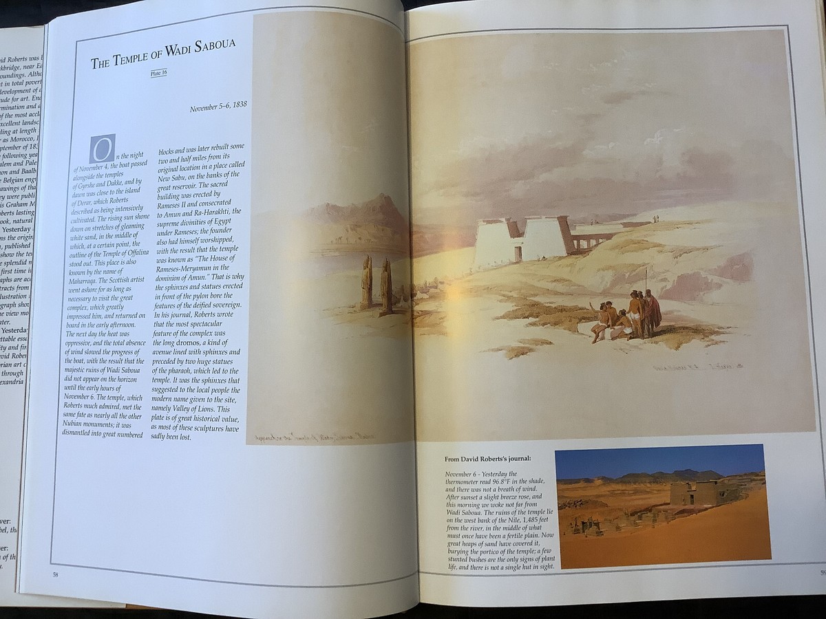 Egypt: Yesterday and Today: Lithographs by David Roberts HB