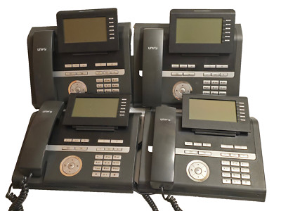 4 Stück Set Unify Siemens OpenStage 40 T Lava IP-Telefone (L30250-F600-C151)