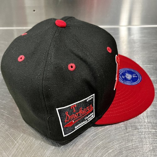 Tampa Smokers 1919 Patch NLB Negro League Baseball 2 Tone Fitted Cap Hat 7 1/2 - Picture 3 of 7