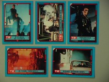 Terminator 2 VINTAGE 1991 Lot of 5 Judgment Day Trading Cards/Stickers Topps C-6