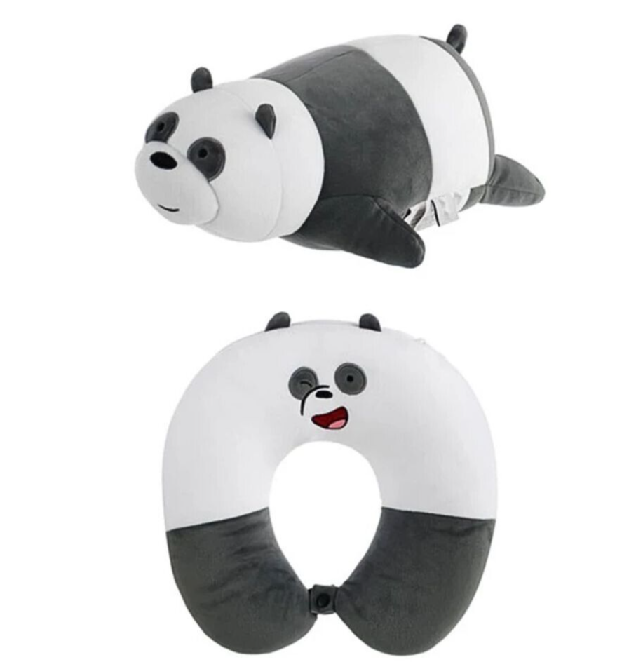 ice bear neck pillow miniso