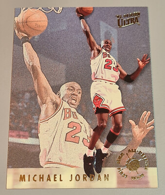 Michael Jordan # 2 of 10 NBA All DEFENSE FIRST TEAM Fleer Ultra 93 