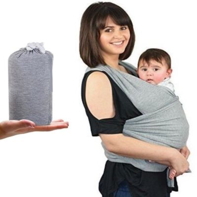 Fascia porta bimbo bimba bebe neonato mamma marsupio trasporto