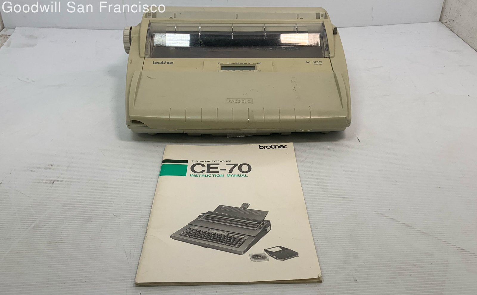 Brother CE70 ML500 Correctronic Electric Word Processing Typewriter eBay