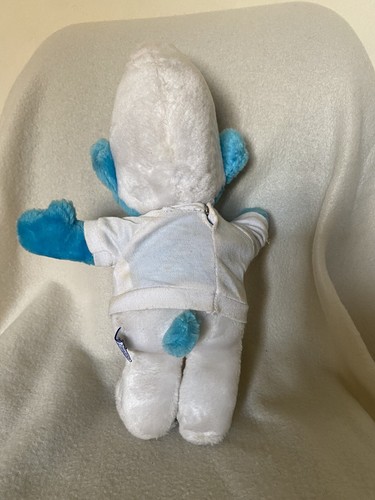 Vtg Smurf Doll Hug Your Smurf Shirt Plush 1979 Collectible Stuffed Animal 11 in - Picture 5 of 7
