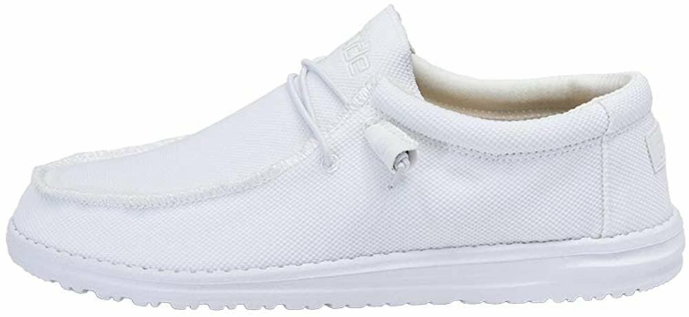 Hey Dude Mens Wally Sox Arctic White 10 