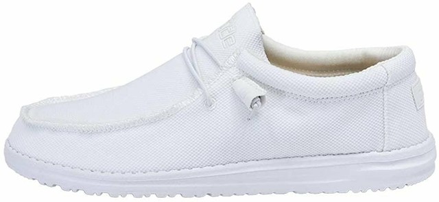 Hey Dude Mens Wally Sox Arctic White 10 