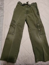 Gymboree Boys Zipped Go Cargo Gray Pants Size 6