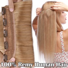 CLEARANCE One Piece Remy Clip in 100 Human Hair Extensions Full Head 16 20 18in