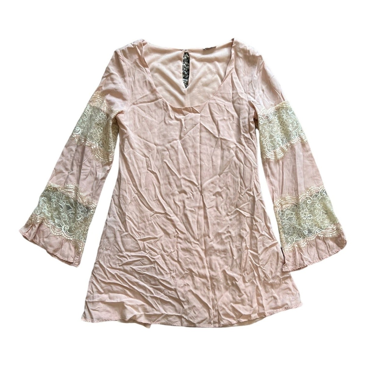 Tobi La Belle Pink Lace Flare Sleeve Mini Dress S | eBay Tobi La Belle Pink Lace Flare Sleeve Mini Dress S | eBay