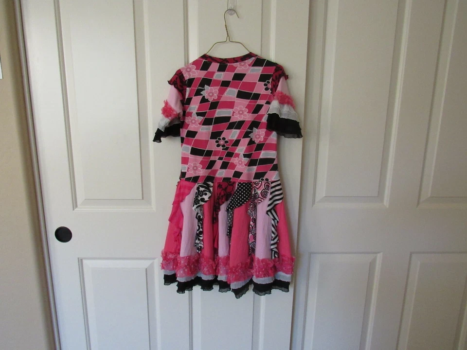 Vestido Boutique Custom 7 8 9 10 Cat Kitty ÚNICO EN SU CLASE Foto 3 de 4