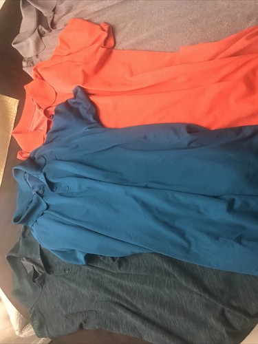 Lot Of 4 Lululemon Mens Casual Polo Shirt XL NICE QUALITY