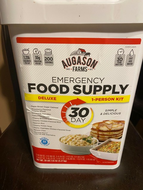 augason farms 30 day emergency food supply