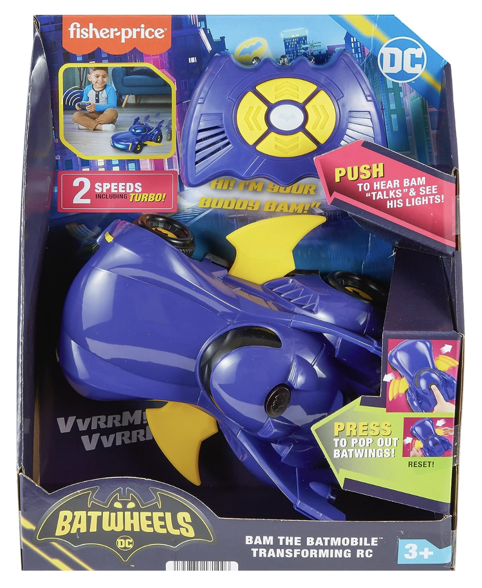 Disney Fisher-Price DC Batwheels Remote Control Car