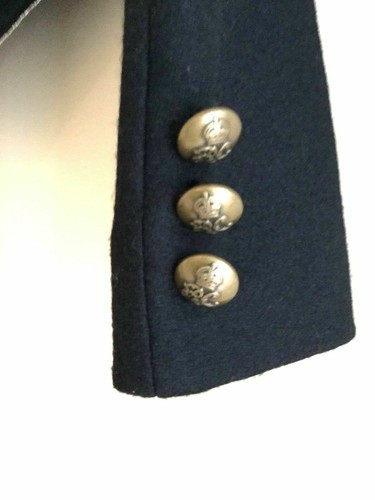 POLO Ralph Lauren Logo Parche Militar Recortado Lana Chaqueta NUEVA con Etiqueta Talla 8 - Imagen 4 de 9