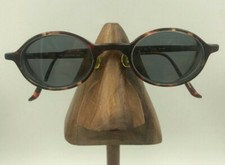 Vintage MM-Champion 940 Tortoise Oval Sunglasses Hong Kong FRAMES ONLY