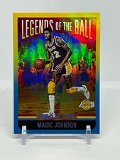 2020 NBA HOOPS MAGIC JOHNSON LEGENDS OF THE BALL GOLD FOIL INSERT #3