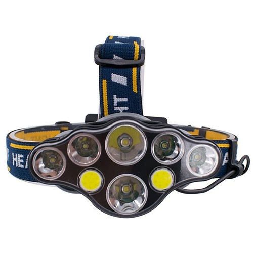 8 Led USB Rechargeable Head Lamp Cob red Outdoor Camping Flashlight Waterproof - Picture 6 of 10
