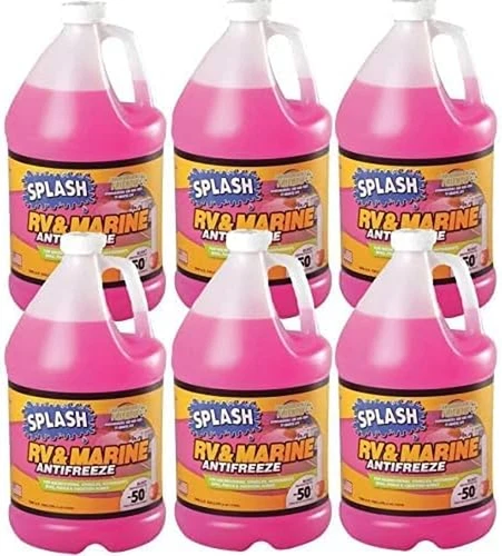 Splash 619526 Rv/Marine Antifreeze, 6 Gal, Pink (Rv/Marine Antifreeze)