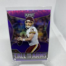 2021 Panini Playoff Ryan Fitzpatrick Call to Arms Purple Prizm